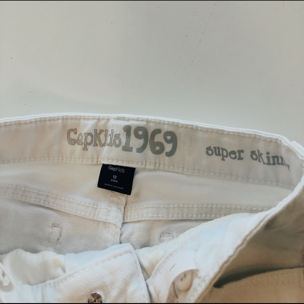 Girls white jeans